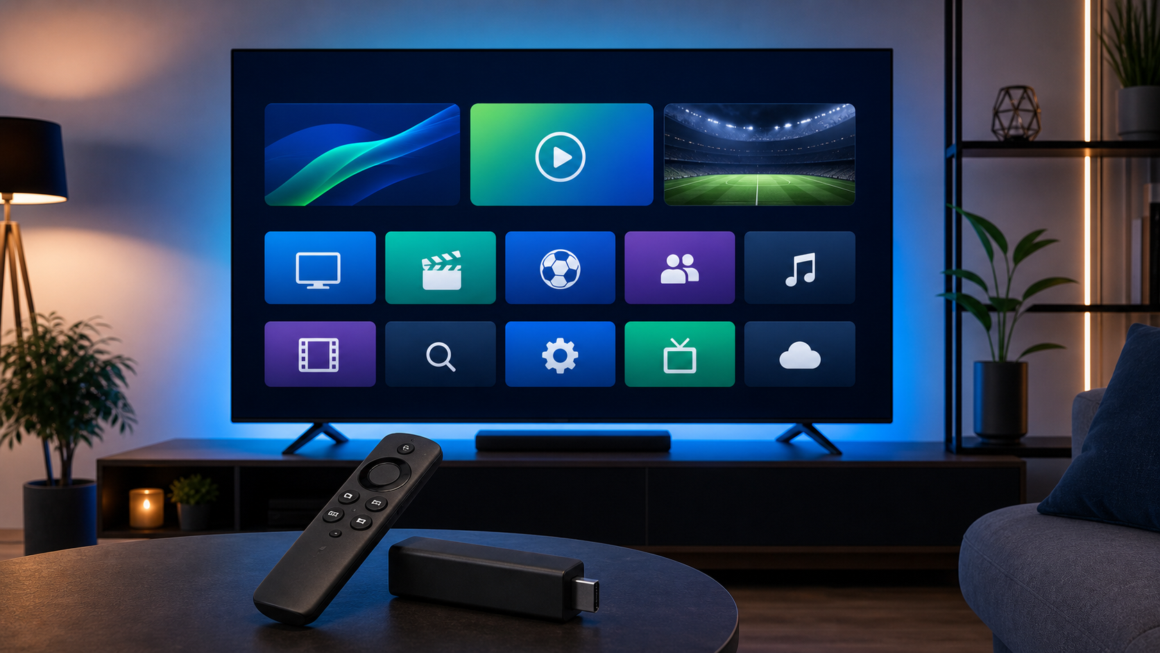 IPTV App Installation auf Smart TV und Fire TV Stick