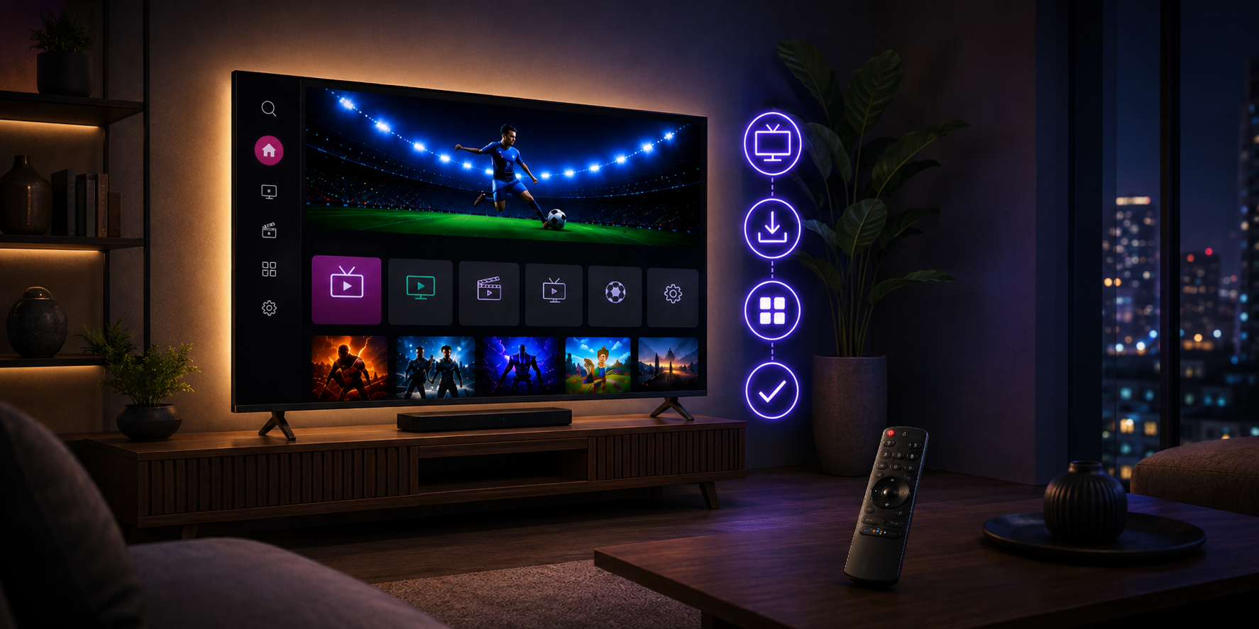 IPTV Smart TV Installation auf LG TV