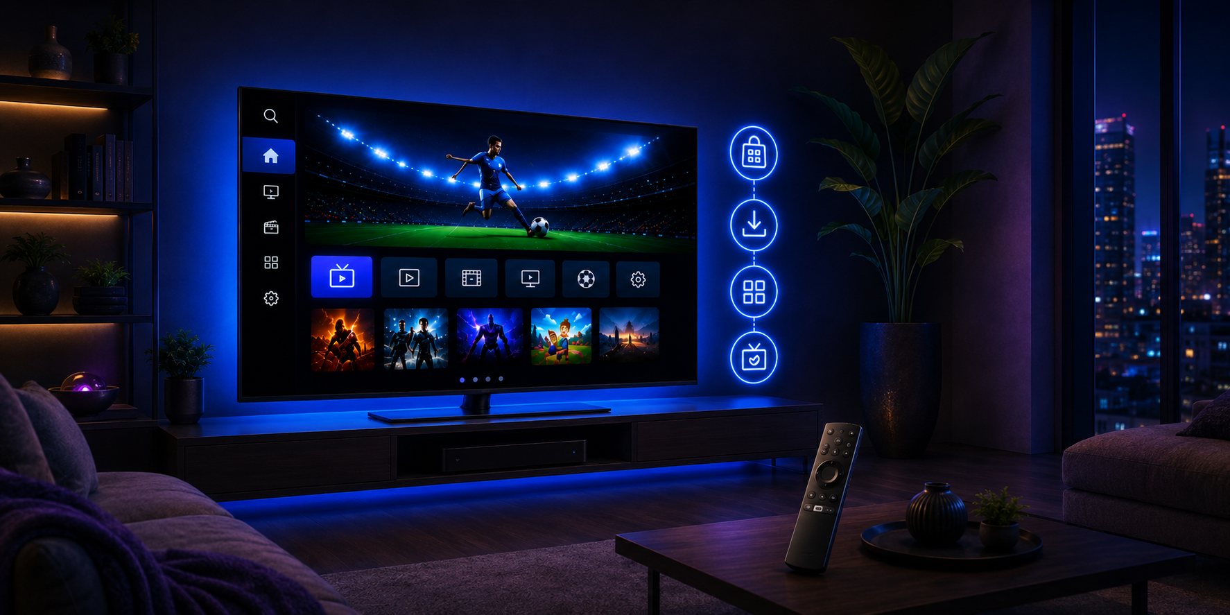IPTV Smart TV Installation auf Samsung TV