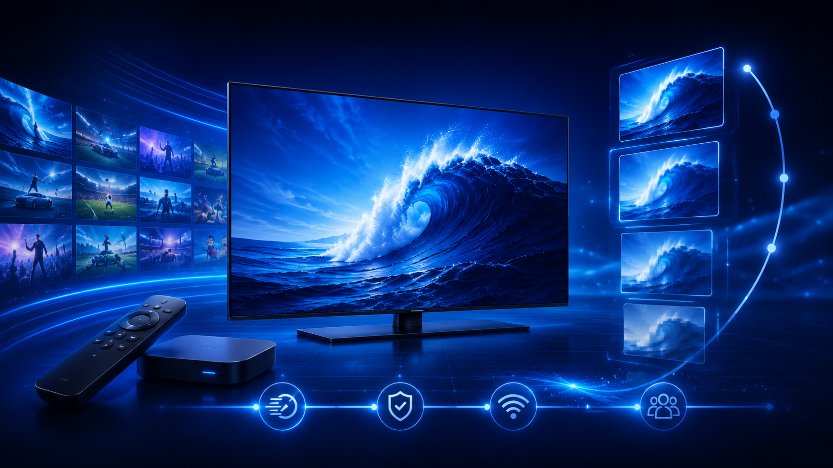 IPTV 4K Streaming auf Smart TV in Deutschland
