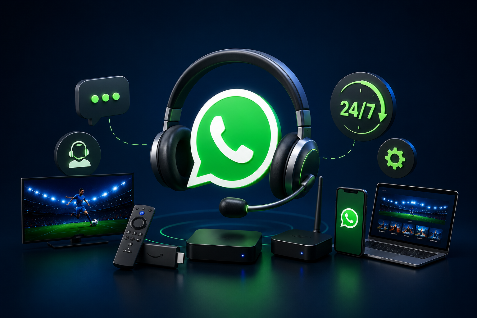 IPTV WhatsApp Support für Einrichtung und Paketberatung