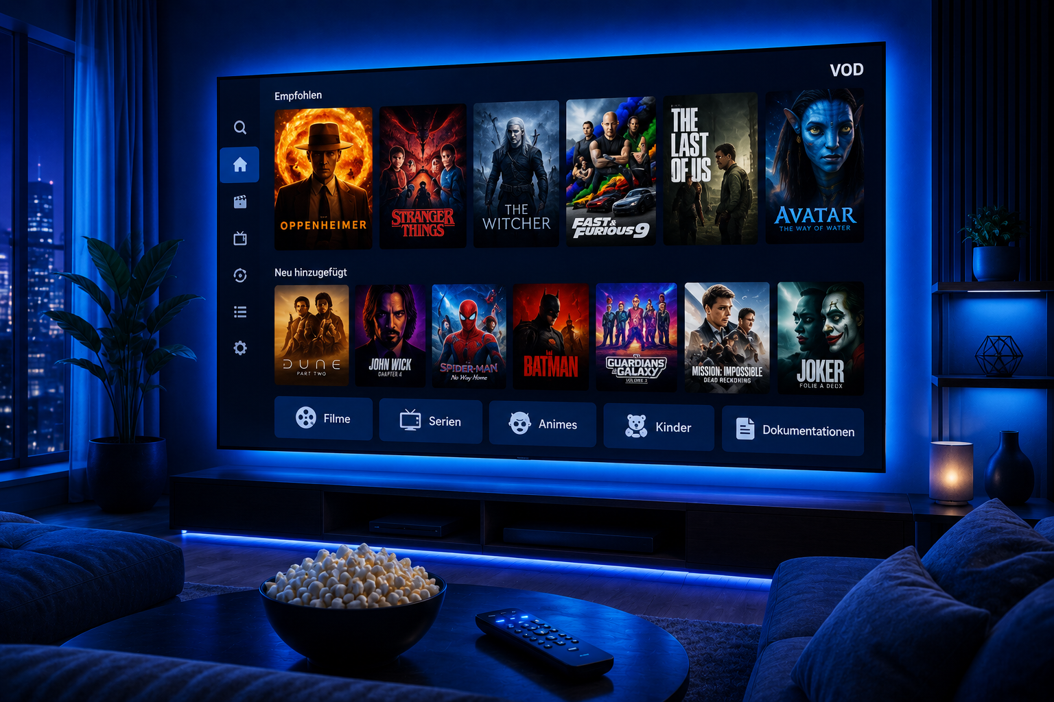 IPTV VOD Filme und Serien über IPTV App streamen