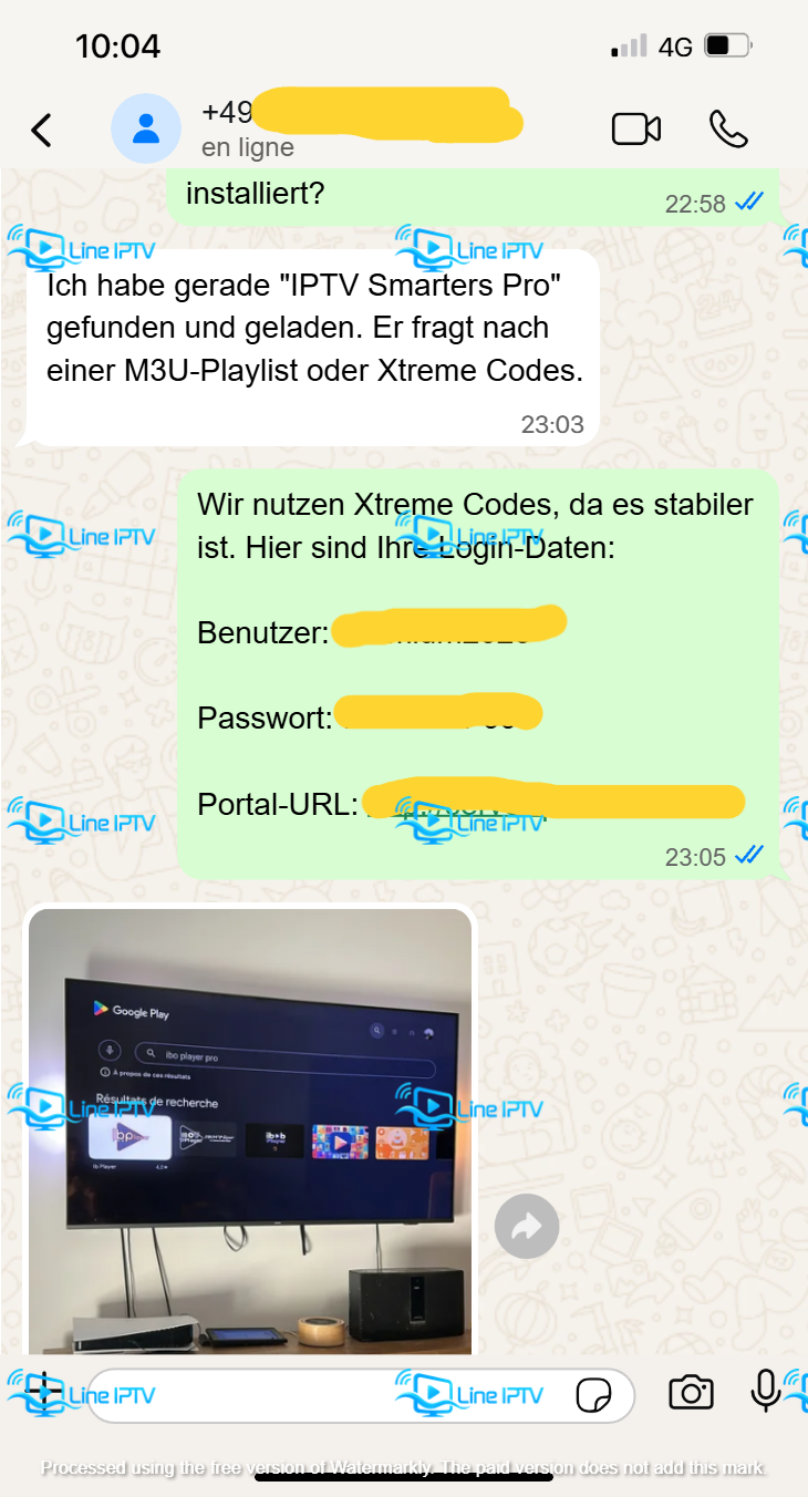 WhatsApp IPTV Smarters Pro Einrichtung mit Xtream Codes