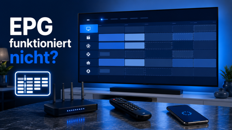 IPTV EPG funktioniert nicht auf Smart TV und Router prüfen