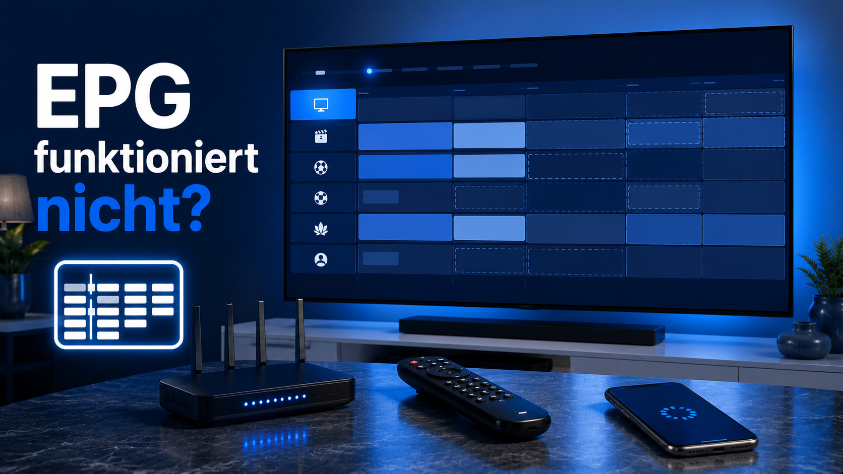 IPTV EPG funktioniert nicht 2026: Ursachen und Lösungen für leere Programmdaten