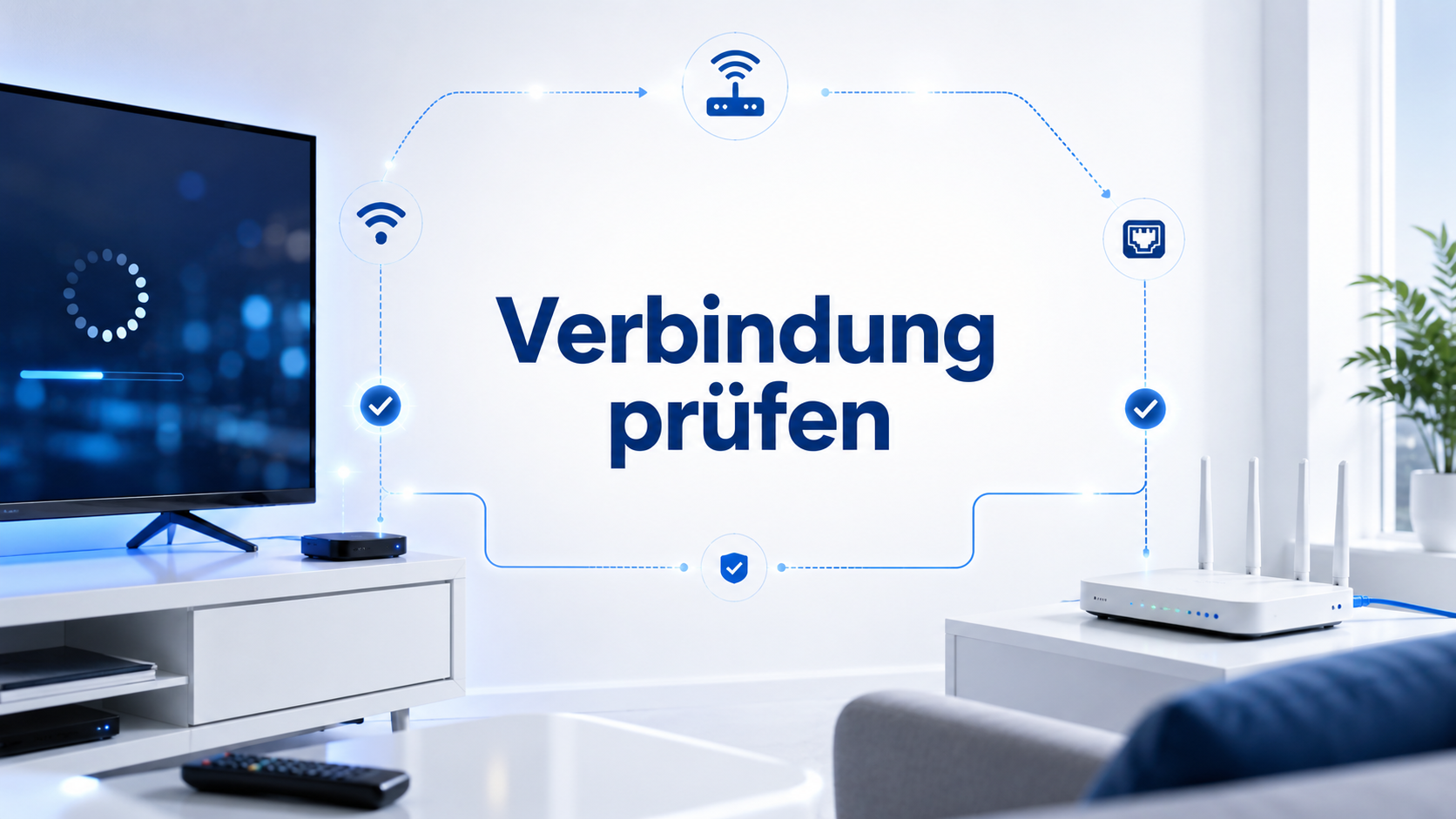 IPTV Verbindung und Router bei Problemen prüfen
